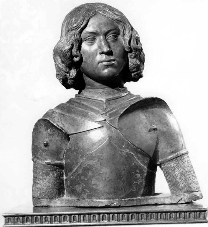 busto di giovane guerriero in armatura (scultura) by Andrea di Francesco di Cion